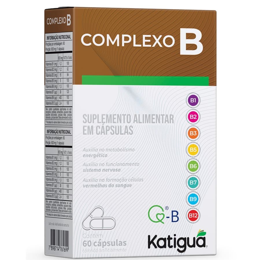 Complexo B Katiguá 60 Cápsulas | Biovitashop