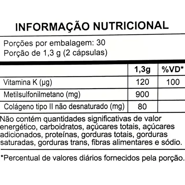 Kartti D Power Colágeno Tipo II Vita Blue 60 Cápsulas | BiovitaShop