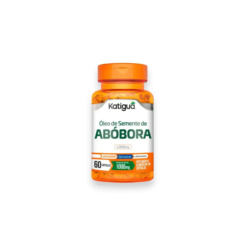 Óleo de Semente de Abóbora Katiguá 1000mg - 60 Cápsulas | Biovitashop