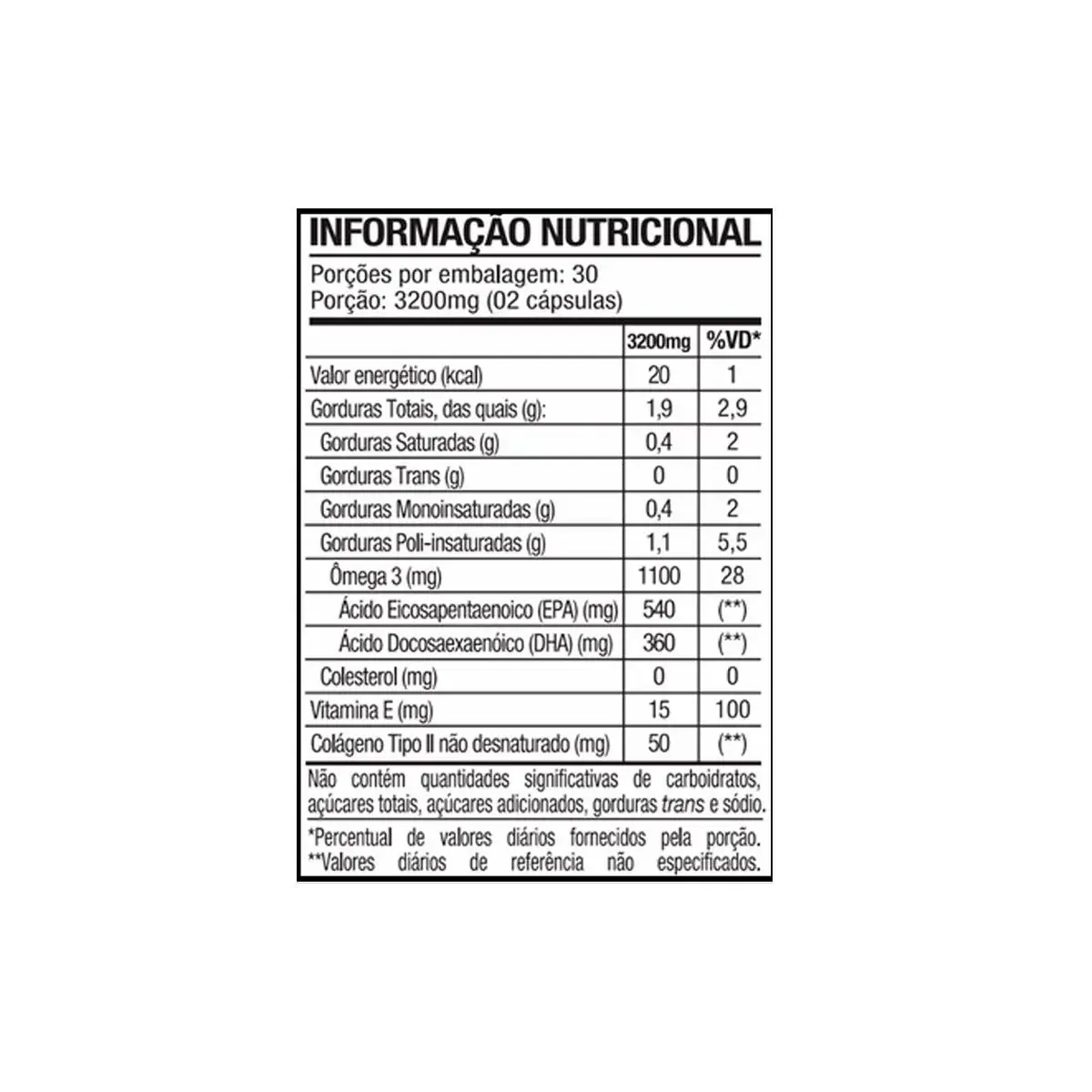 Ômega 3 MEG-3 540/360 + Colágeno Tipo 2 Katiguá 60 Caps | Biovitashop