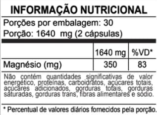 Magnésio 5 Fontes Dose Máxima 60 Cápsulas | Biovitashop