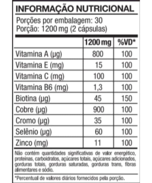 Vitabond Cabelos E Unhas 60 Cápsulas Katiguá