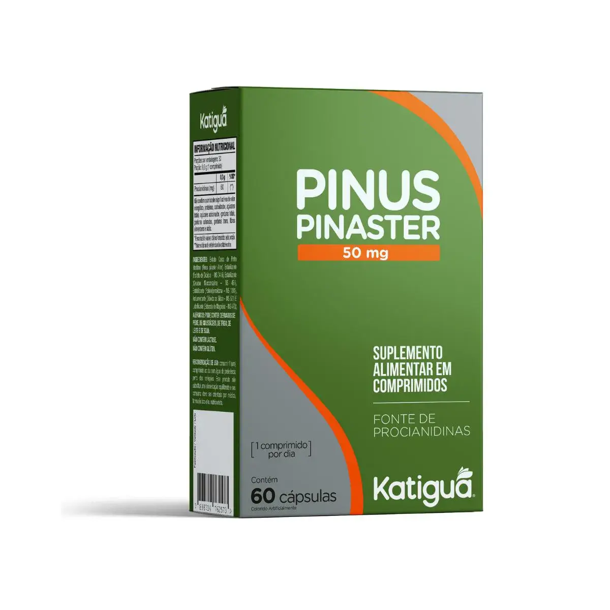 Pinus Pinaster 50mg Katiguá 60 Comprimidos | Biovitashop