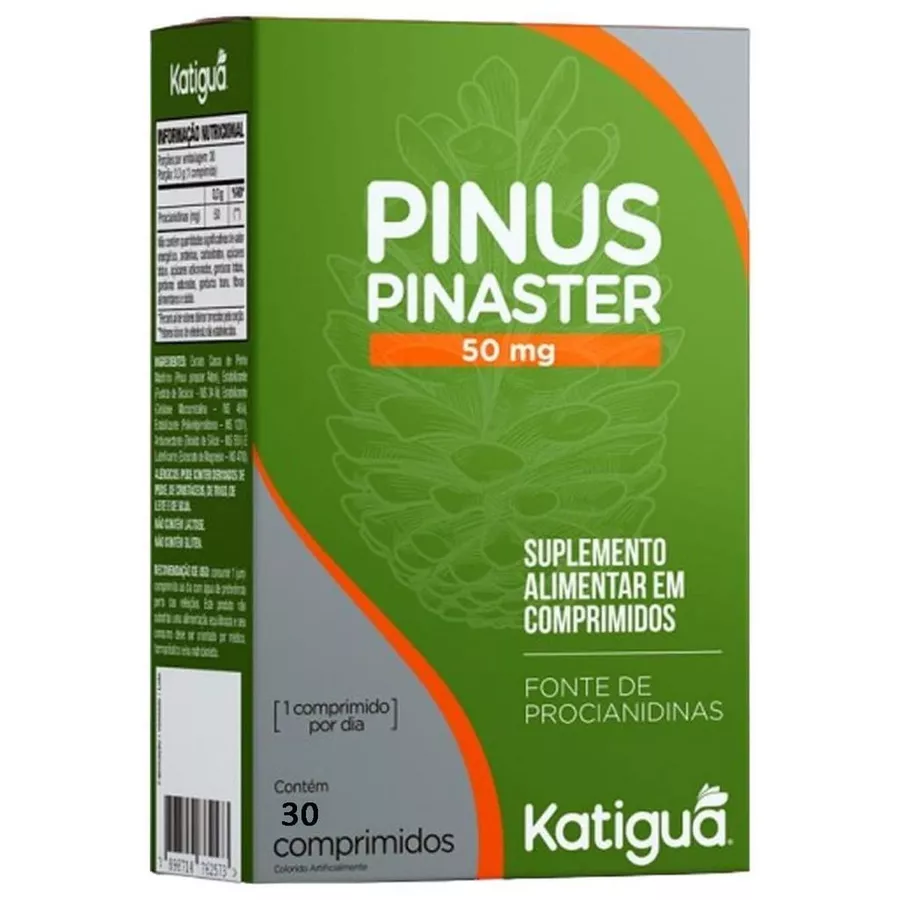 Pinus Pinaster 50mg Katiguá 30 Comprimidos | Biovitashop