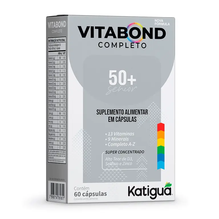 Vitabond Senior 50+ Katiguá 60 Cápsulas | Biovitashop