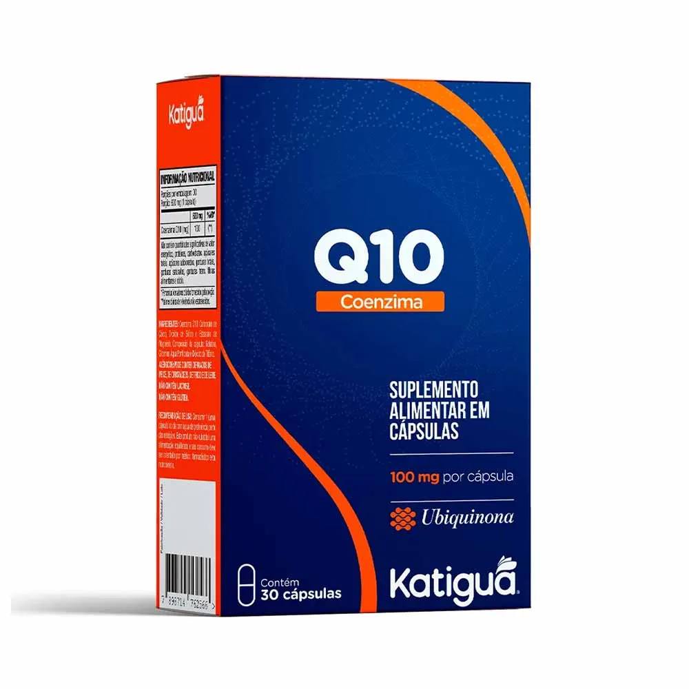 Coenzima Q10 100mg Katiguá 30 Cápsulas | Biovitashop