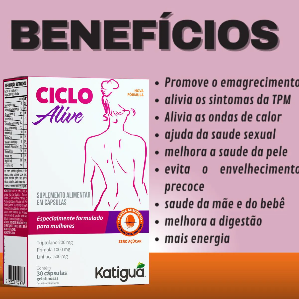 Cicloalive 1000mg 30 Cápsulas | Biovitashop