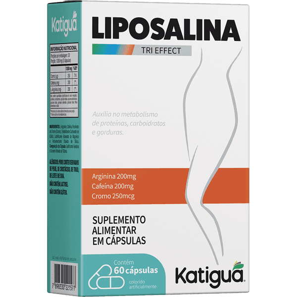 Liposalina Tri Efect Katiguá 60 Cápsulas | Biovitashop