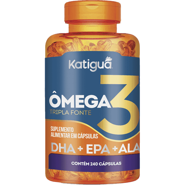 Ômega 3 Tripla Fonte 1000mg 240 Cápsulas - Katiguá | Biovitashop