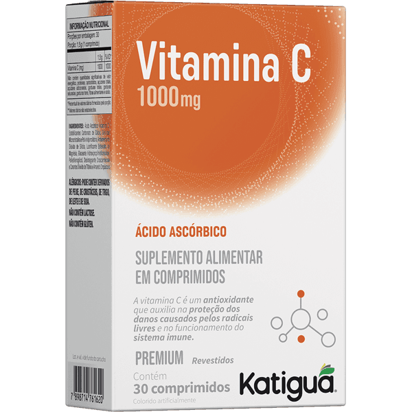 Vitamina C 1000mg Katiguá 30 Comprimidos | Biovitashop