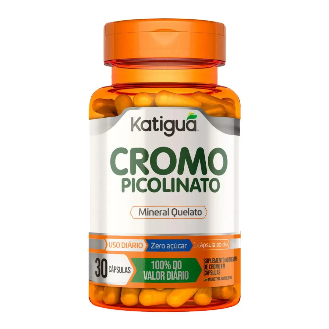Picolinato de Cromo Katiguá – 60 Cápsulas