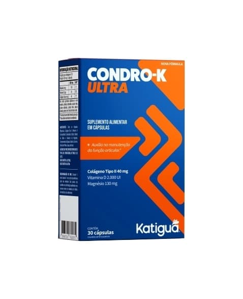 Condro-K Ultra Katiguá 30 Cápsulas | Biovitashop