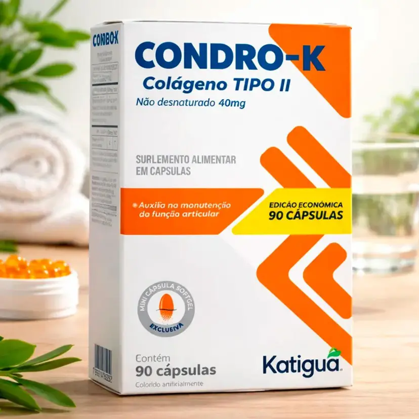 Condro-K Colágeno Tipo 2 Katiguá 90 Cápsulas | Biovitashop