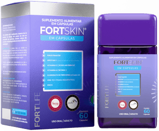 FortSkin Melasma 1000mg 60 Cápsulas Fortlife | Biovitashop
