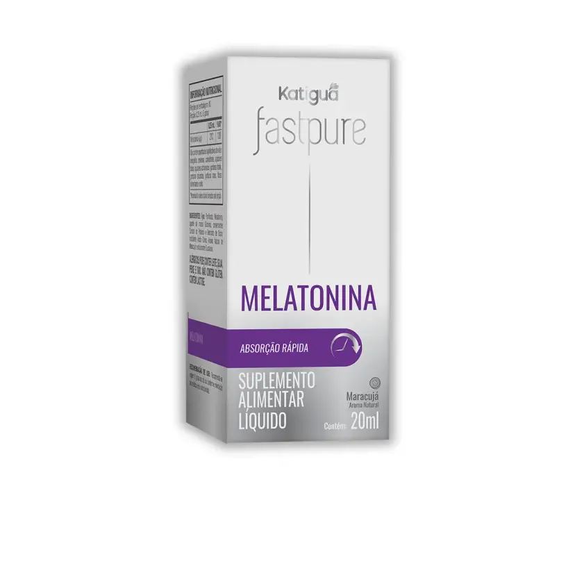 Fast Pure Melatonina + B6 Katiguá 20ml Gotas | Sono Rápido