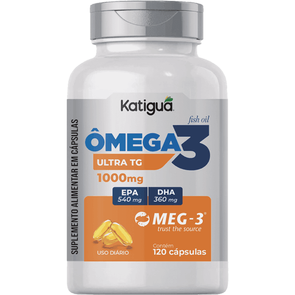 Ômega 3 Ultra TG 1000mg 120 Cápsulas - Katiguá | Biovitashop
