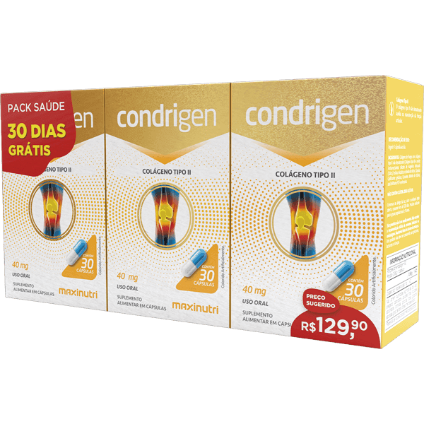 Condrigen Colágeno Tipo 2 Maxinutri 90 Caps | Biovitashop