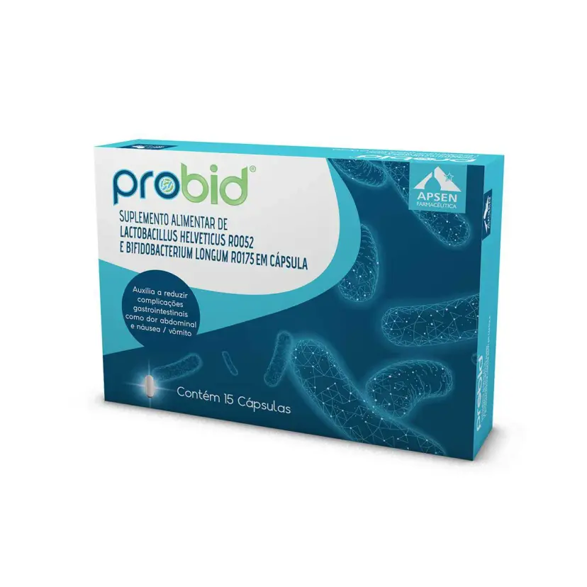 Probid Probiótico Apsen 15 Cápsulas | Biovitashop