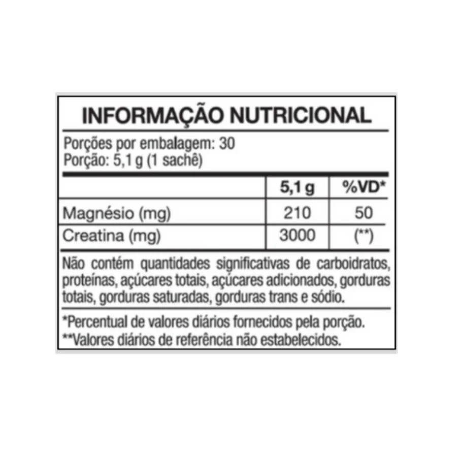 Creatina com Magnésio Quelato Sabor Limão Katiguá - 30 Sachês | Biovitashop
