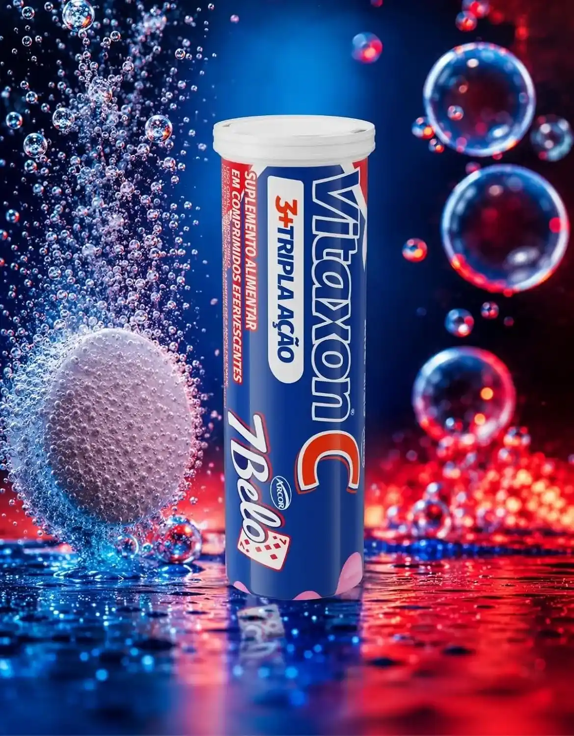 Vitaxon Tripla Ação Sabor 7Belo 10 Comp Airela | Biovitashop