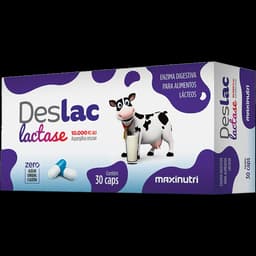 Deslac Lactase 10.000 FCC 30 Caps Maxinutri | Biovitashop