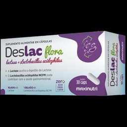 Deslac Pro Lactase + Probióticos 30 Caps Maxinutri | Biovitashop