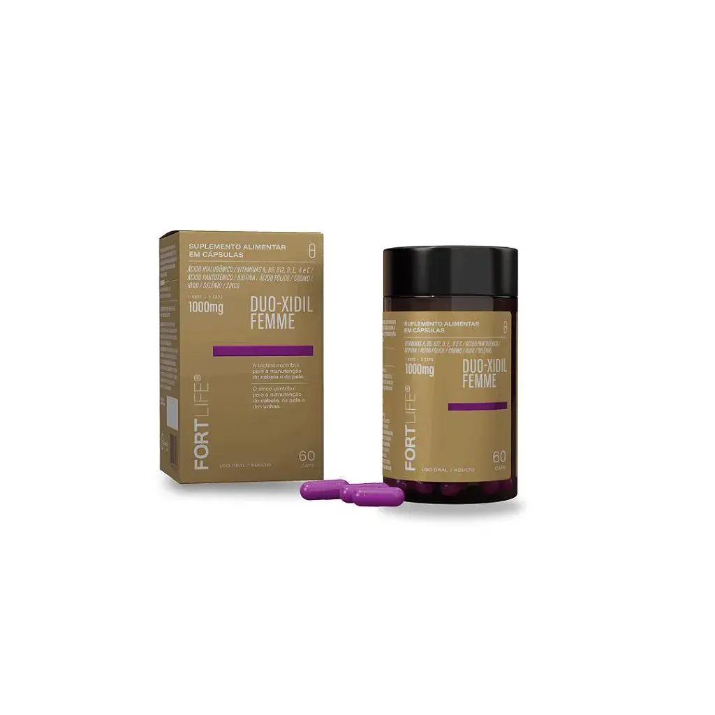Duo-Xidil Femme Fortilife 60 Cápsulas | Biovitashop