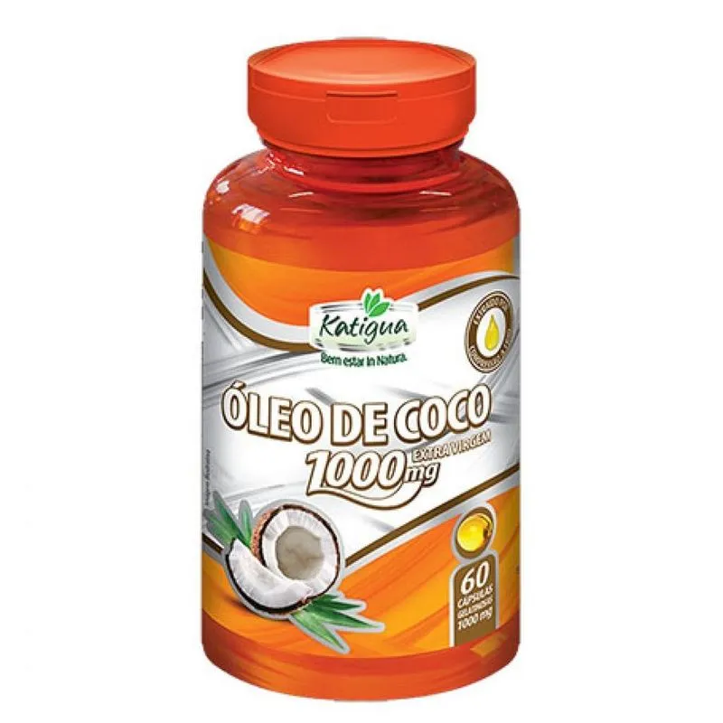 Óleo de Coco 1000mg 60 Caps - Katiguá | Biovitashop