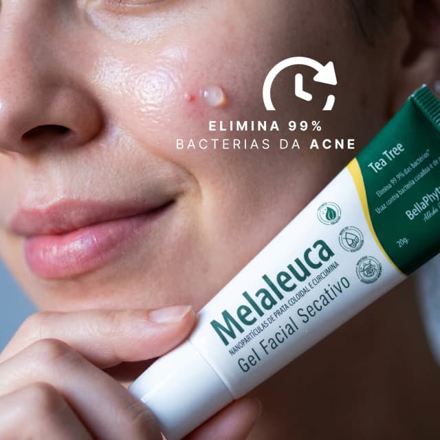 Gel Facial Secativo Melaleuca 30g - Bellaphytus | Biovitashop