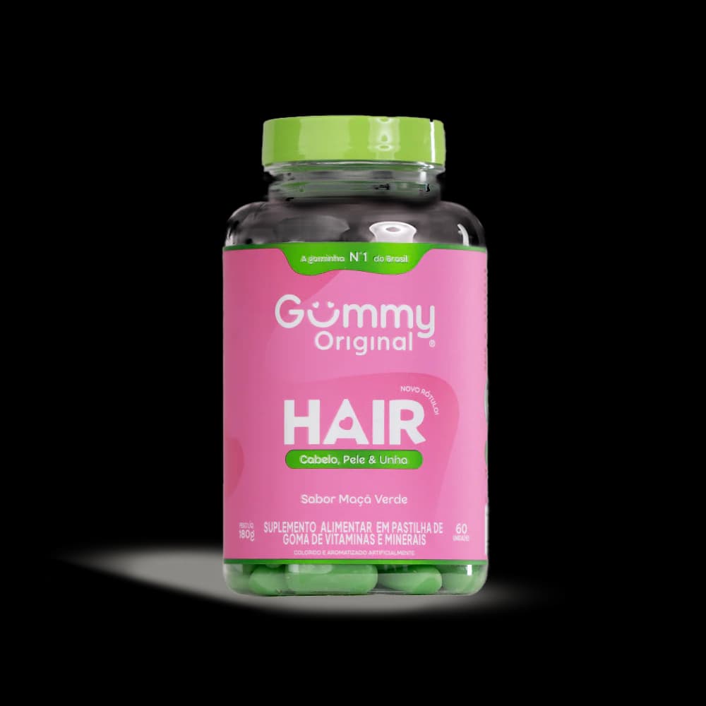Gummy Hair Vitamin Maça-Verde 60 Gomas | Biovitashop