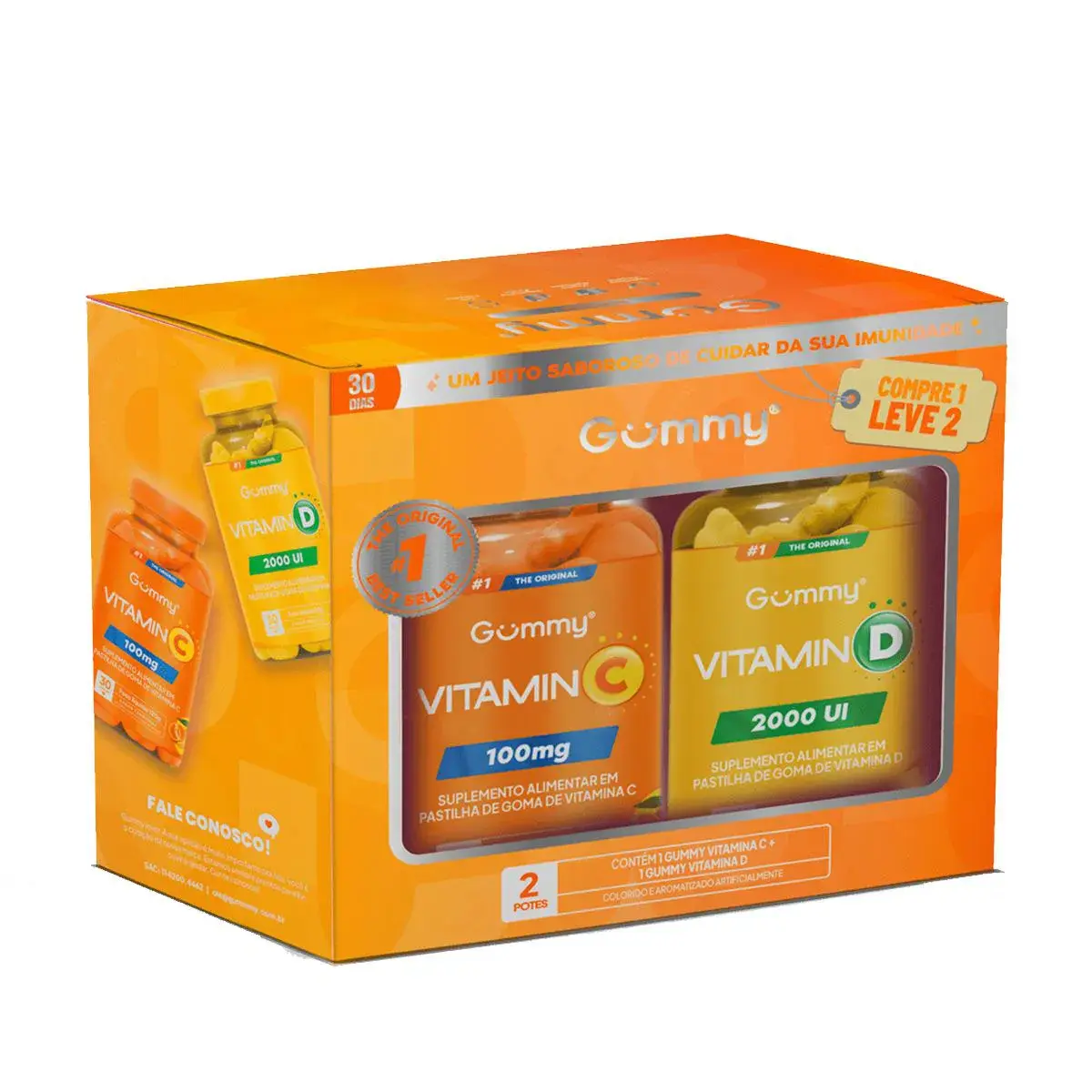 Kit Promopack Gummy Vitamina C + Vitamina D | Biovitashop