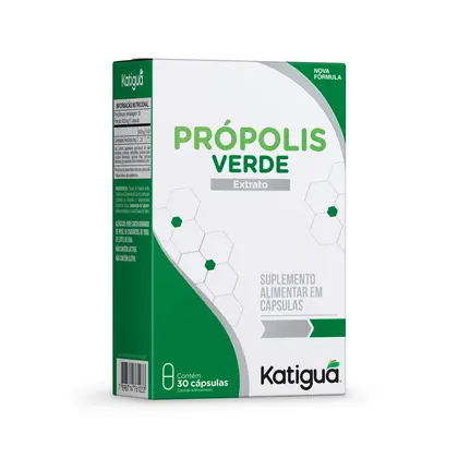 Própolis Verde 500mg Katiguá 30 Cápsulas | Biovitashop