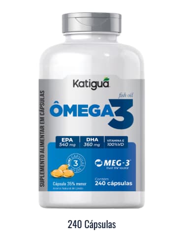 Ômega 3 Concentrado 540 EPA 360 DHA Katiguá 240 Caps | Biovitashop