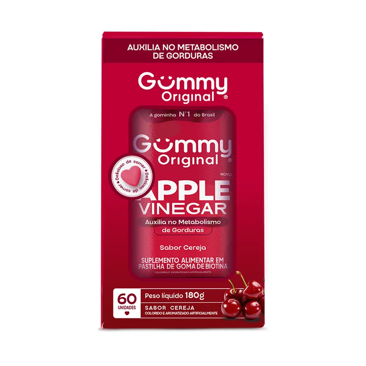 Gummy Vinagre de Maçã 60 Gomas | Biovitashop