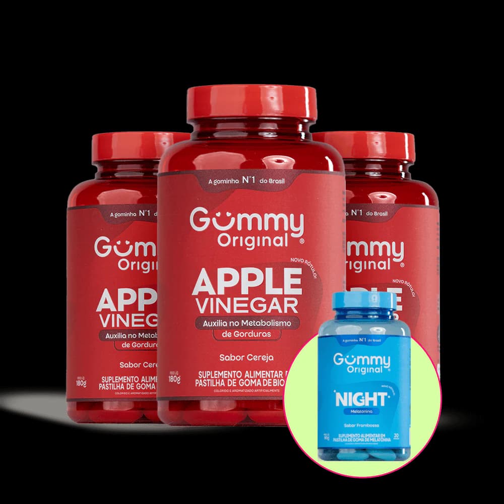 Kit 3 Meses Gummy Night + Brinde Exclusivo | Biovitashop