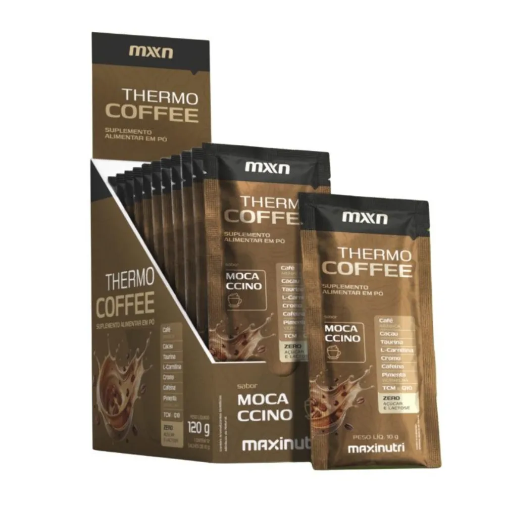 Thermo Coffee Mocaccino Maxinutri 12 Sachês 10g | Biovitashop