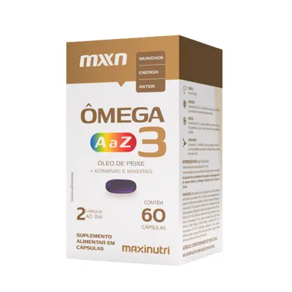 Ômega 3 A-Z Maxinutri 60 Cápsulas | Biovitashop