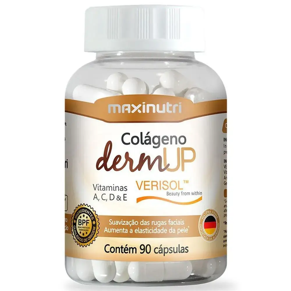 DermUp Colágeno Verisol Maxinutri 90 Cápsulas | Biovitashop