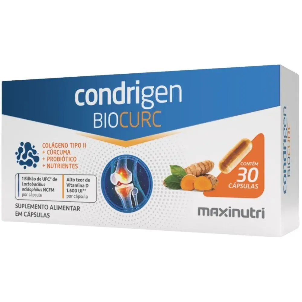 Condrigen Bio Curc Maxinutri 30 Cápsulas | Biovitashop