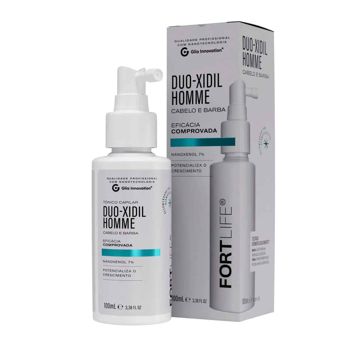 DUO-XIDIL 7% SPRAY HOMME 100ML CABELO E BARBA